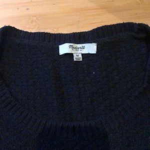 Madewell Black Textured Sweater